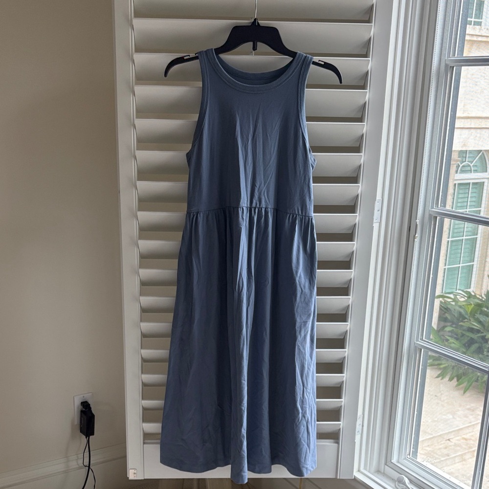 A New Day Sleeveless Gray Midi Dress